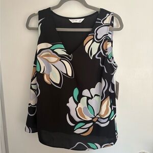Nine West floral tank top